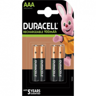 Duracell Επαναφορτιζόμενες Μπαταρίες AAA Ni-MH 900mAh 1.2V 4τμχ